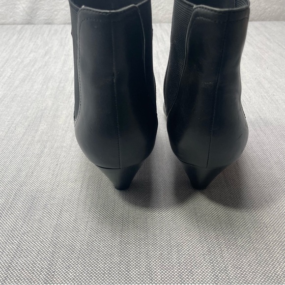 Joie Barleena Black Cone Heel Ankle Slip On Booties - Picture 5 of 11